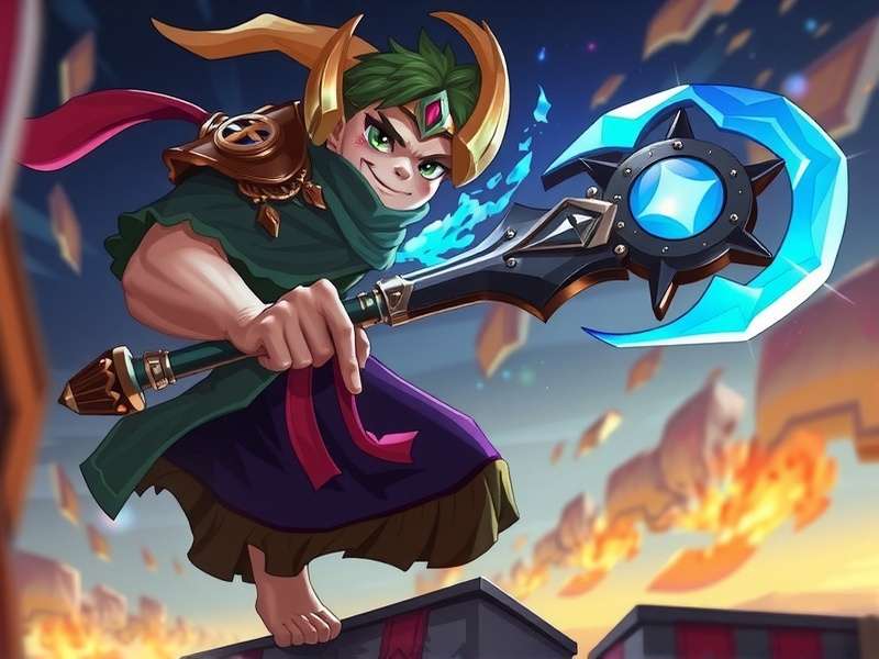 Dominion Mace Fury game hero character wielding a glowing mace